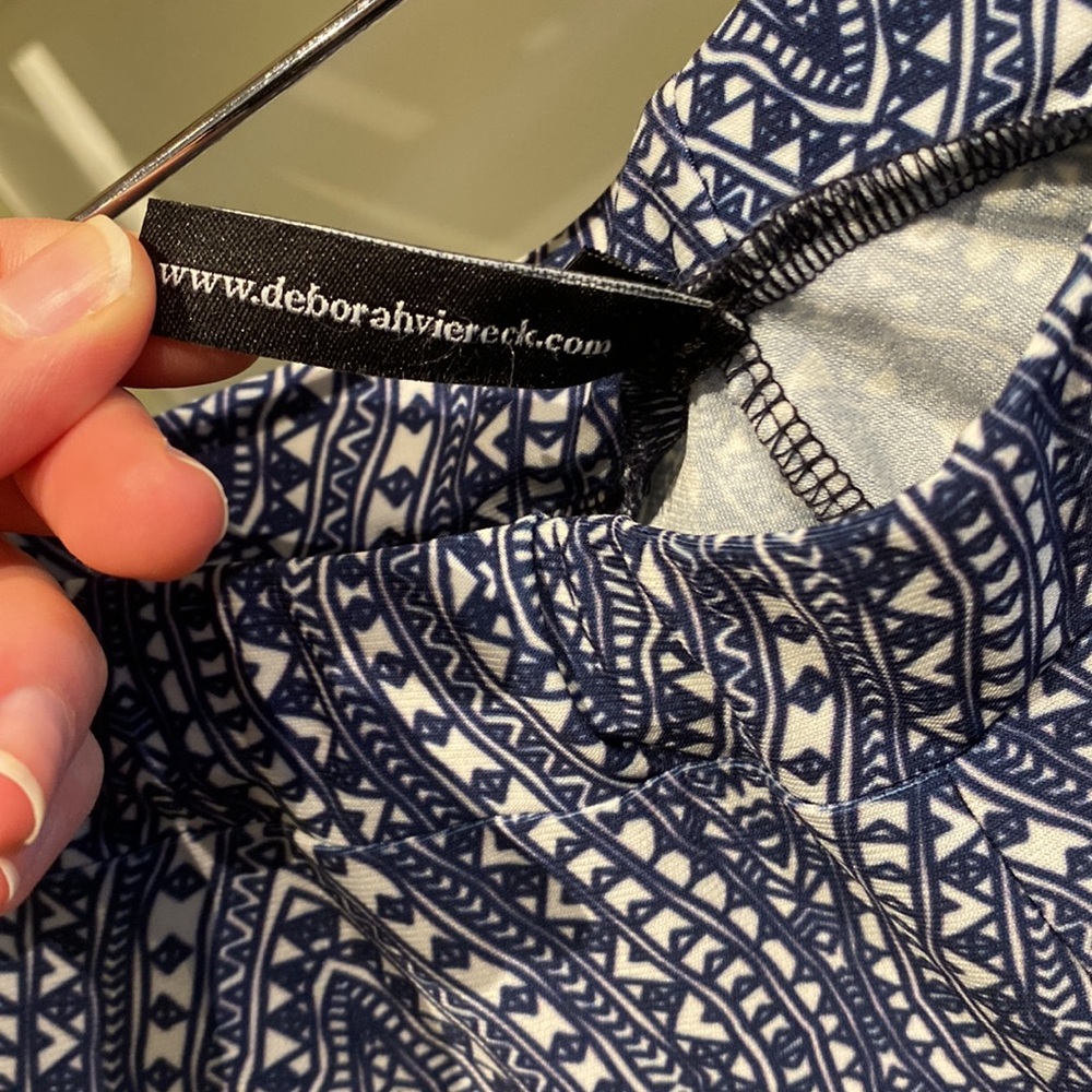 Stretchy pattern pants - Picture 3 of 6